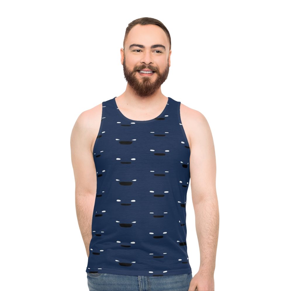 Unisex tank top with 4 generations car enthusiast design