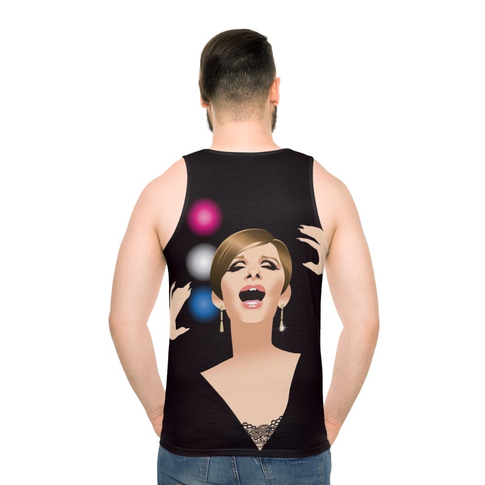 Unisex tank top with alejandro mogollo art design