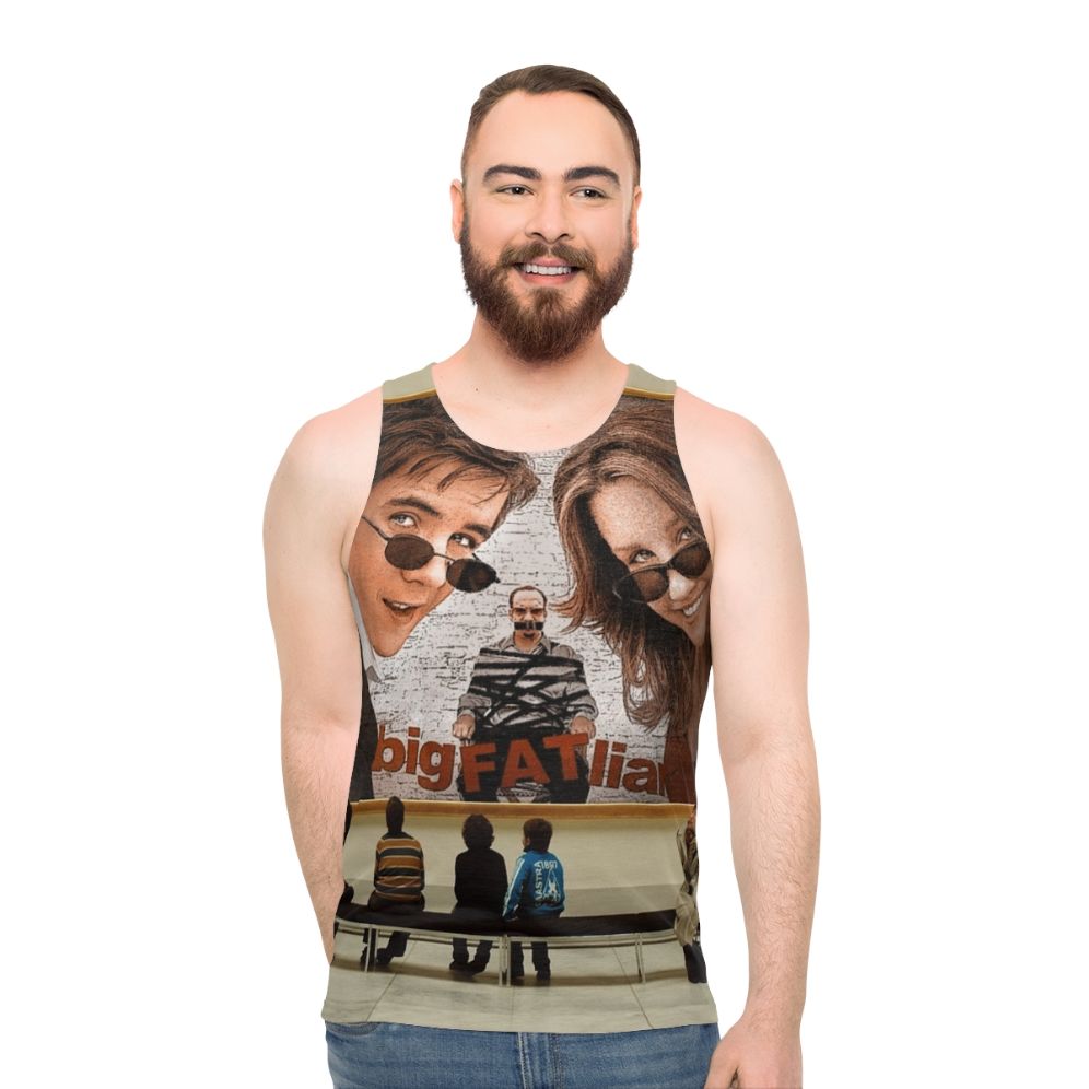 Unisex tank top with art appreciation design