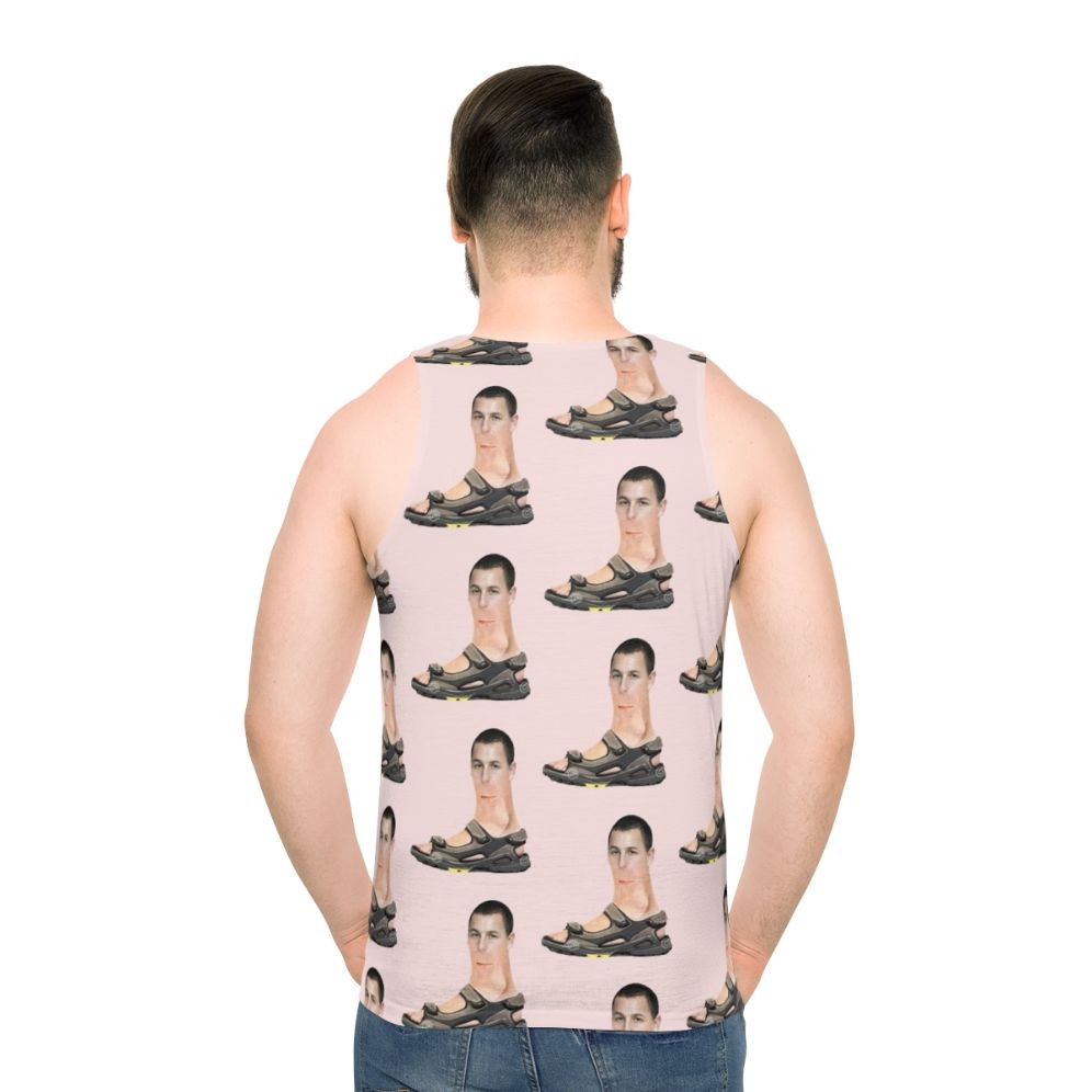 Unisex tank top featuring a graphic design