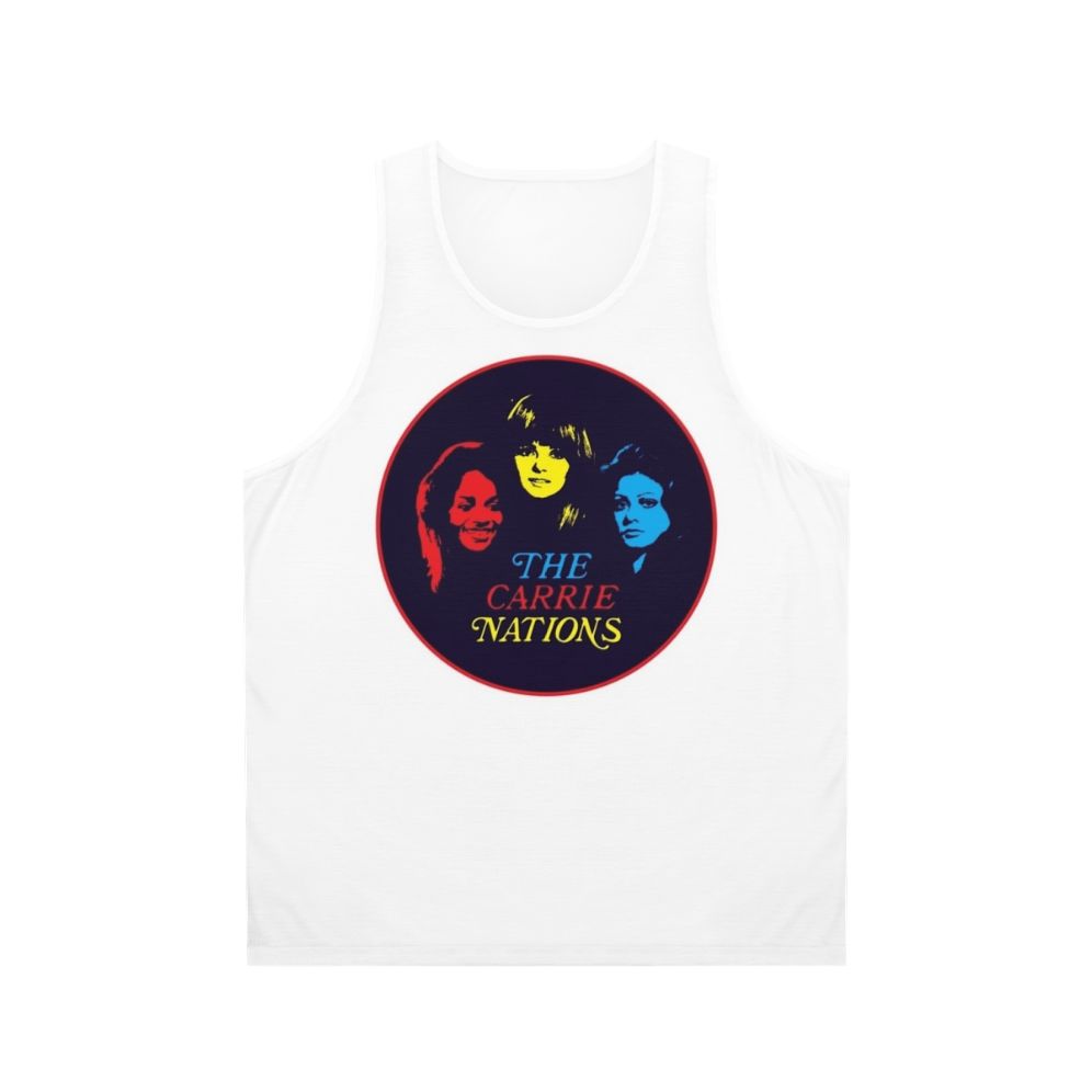 Unisex tank top inspired by cult movies and 60s fashion