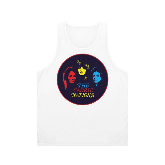 Unisex tank top inspired by cult movies and 60s fashion