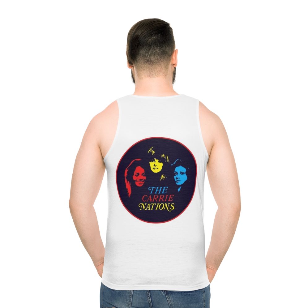 Unisex tank top inspired by cult movies and 60s fashion