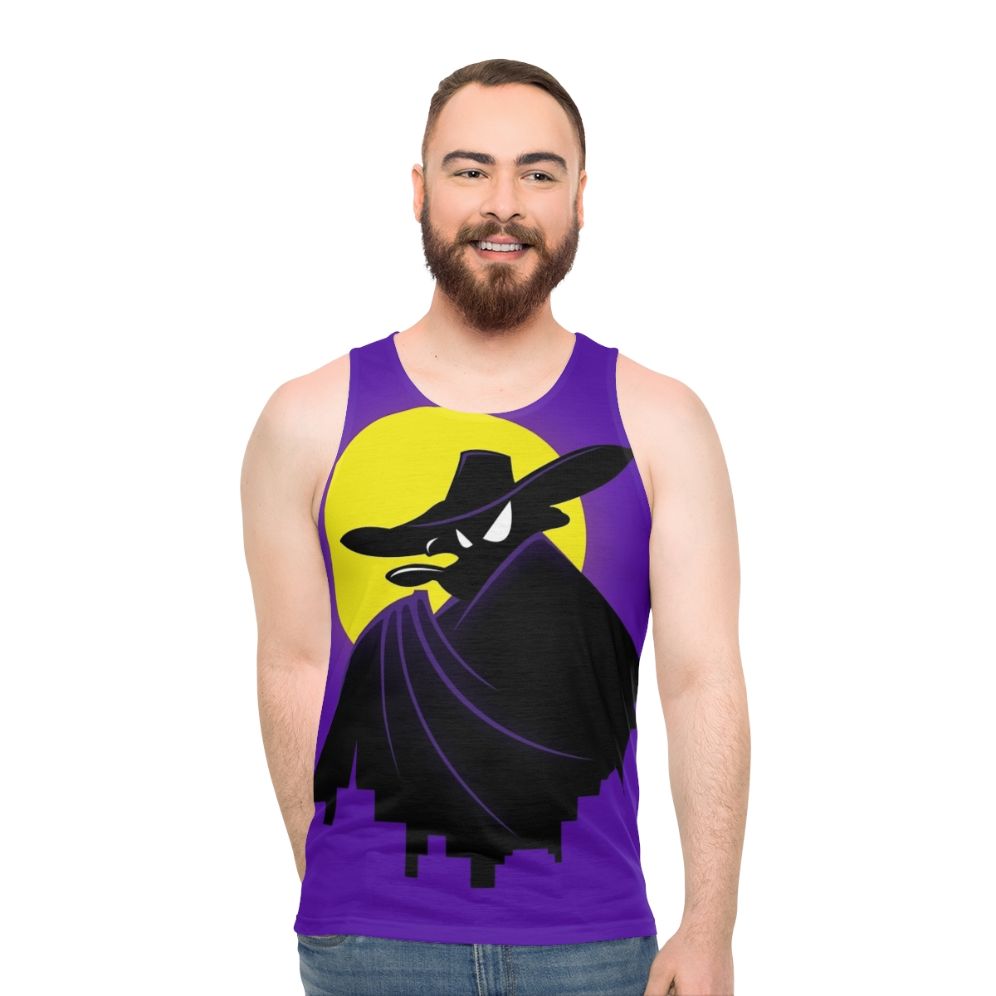 Unisex tank top featuring a "Let's Get Dangerous" design inspired by Disney Afternoon cartoons