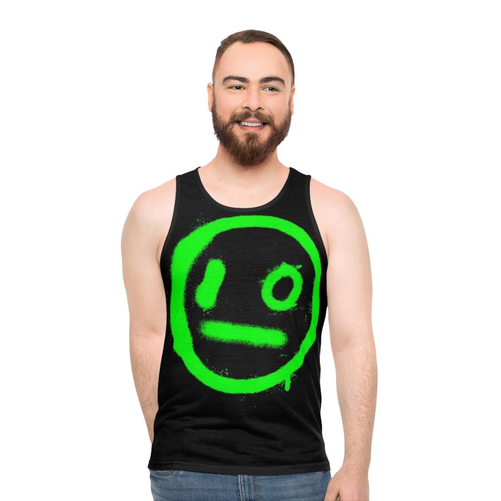 Unisex tank top for electronic dance music enthusiasts