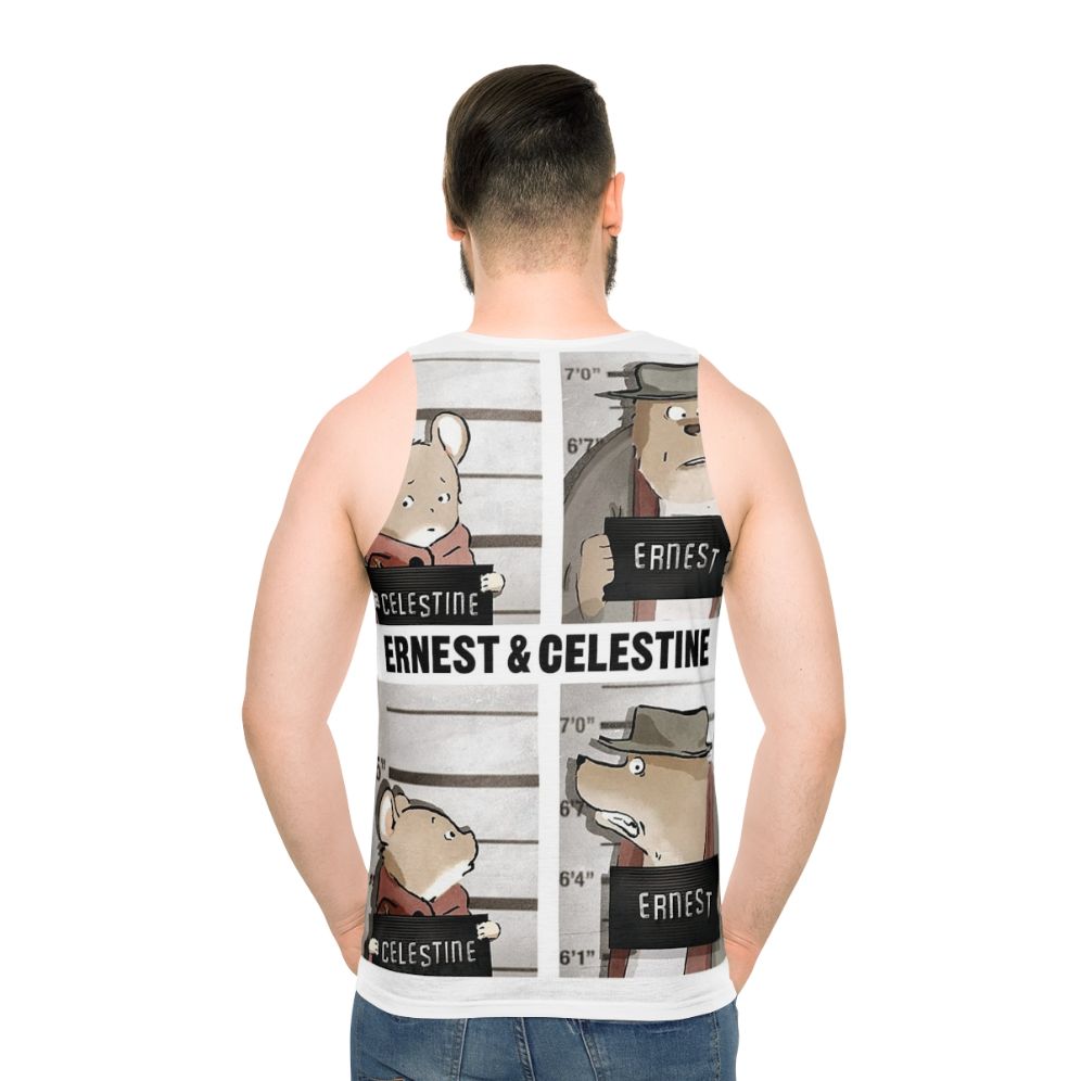 Unisex tank top featuring Ernest and ET from the 90s comedy animation