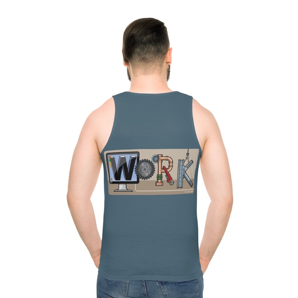 Unisex tank top for work and industrial environments