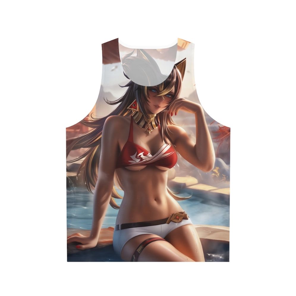 Unisex tank top featuring Genshin Impact character Dehya