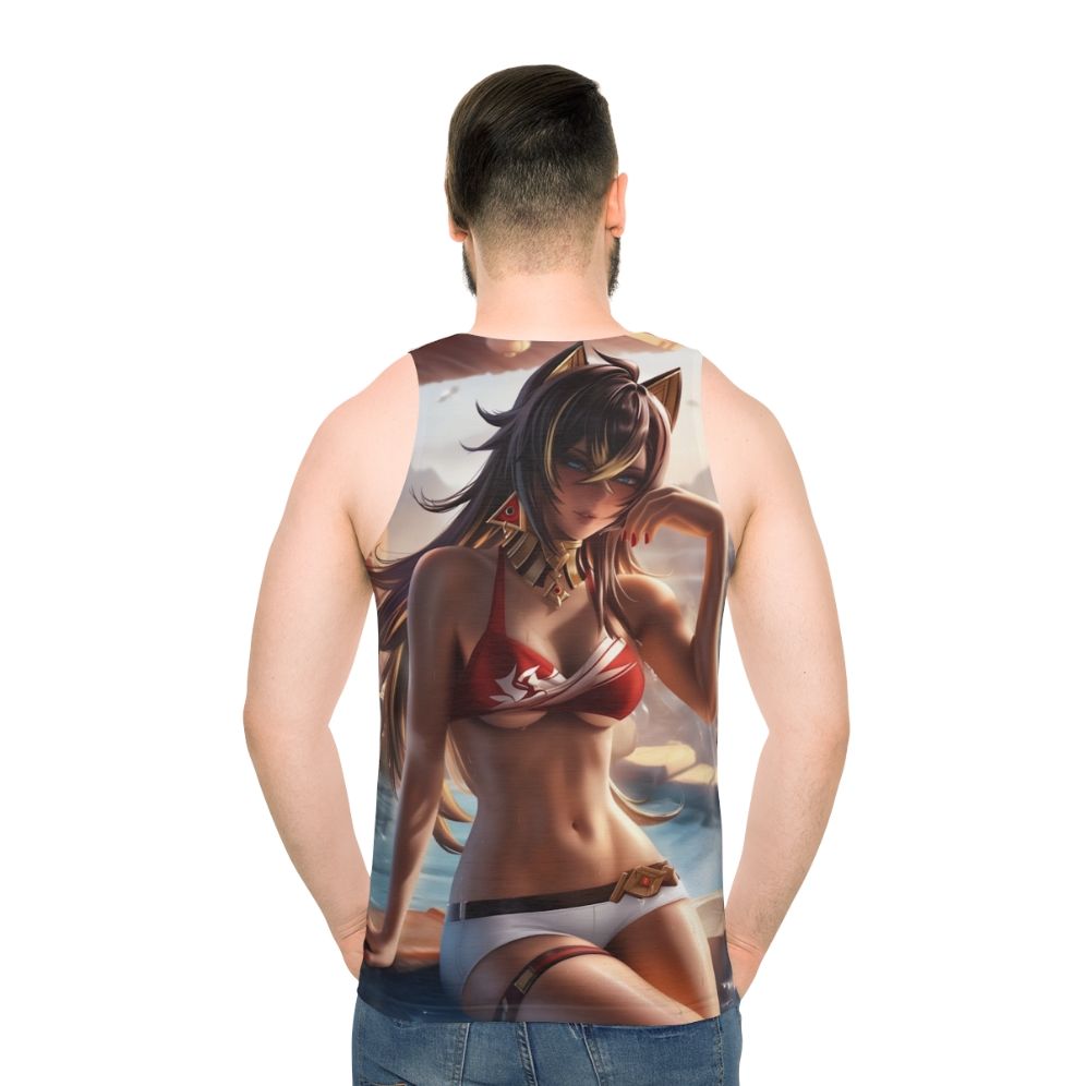 Unisex tank top featuring Genshin Impact character Dehya