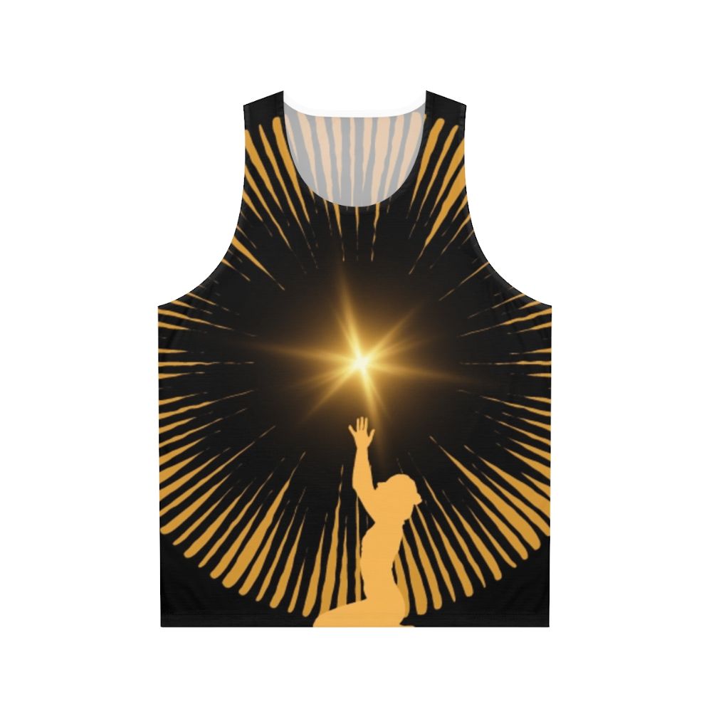 Unisex tank top with graphic design