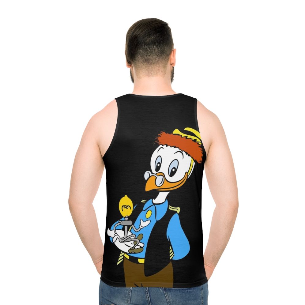 Unisex tank top for inventors and masterminds, featuring Gyro Gearloose