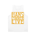 Unisex tank top with cinematic music design