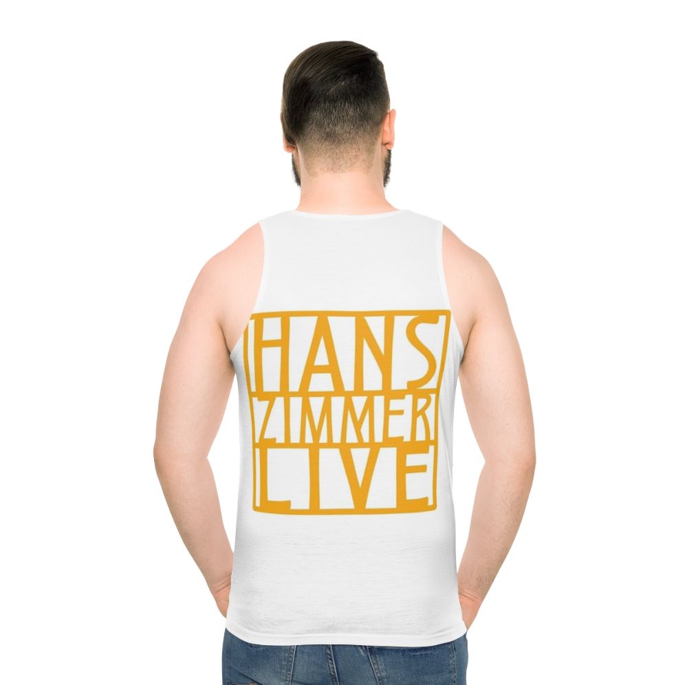 Unisex tank top with cinematic music design