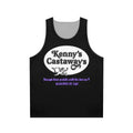 Unisex tank top with Kenny's Castaways NYC logo