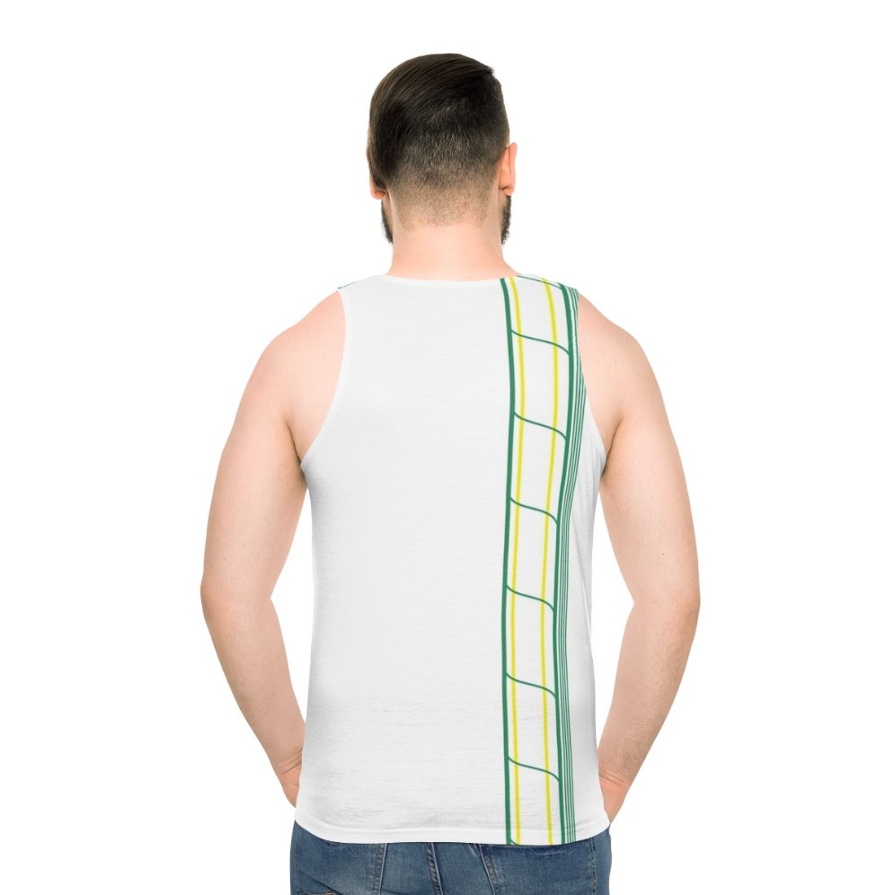 Unisex tank top for LGBTQ pride and incontinence care
