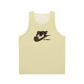 Unisex tank top with Magritte's famous "Ceci n'est pas une pipe" design