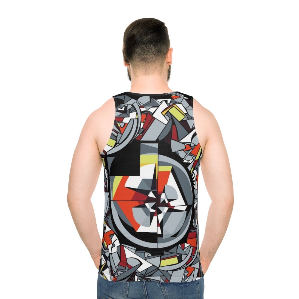 Unisex tank top with the meaning of music design