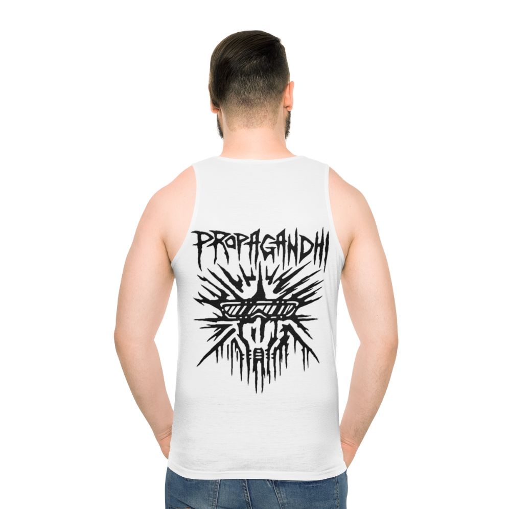Unisex tank top with graphic design for music fans