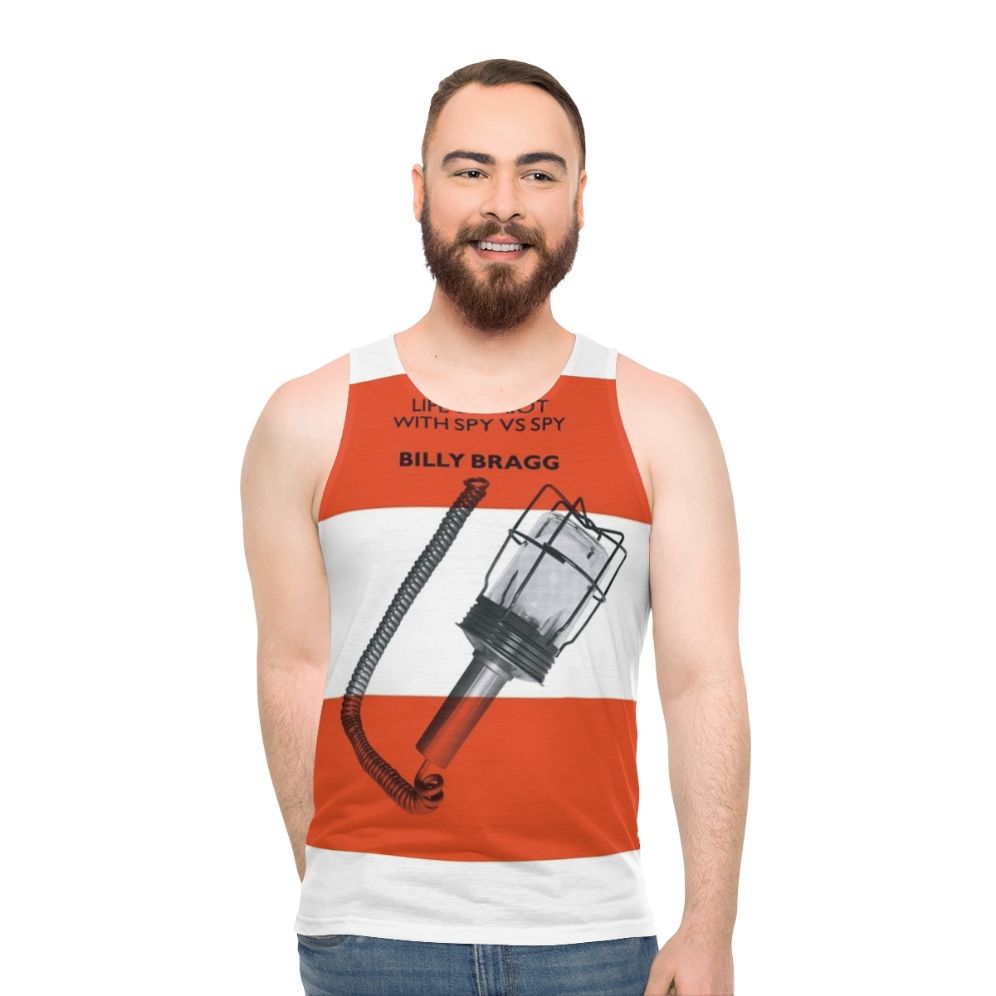 Unisex Tank Top with Music Lyrics Design
