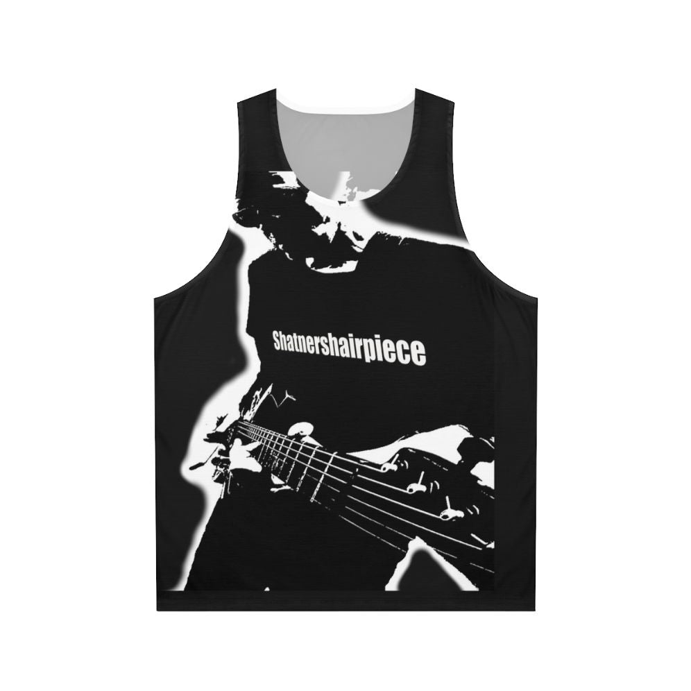 Unisex tank top featuring Shatnershairpiece playing guitar solo