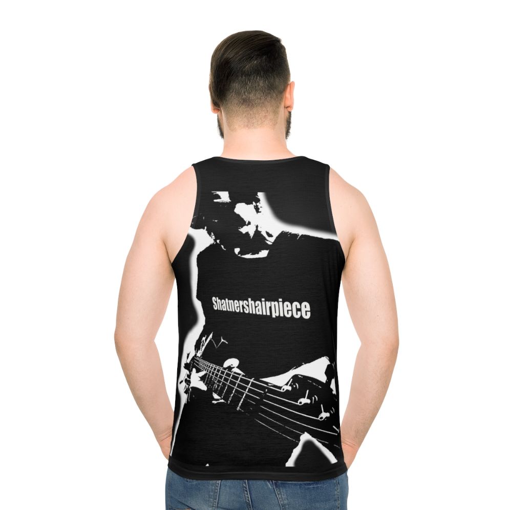 Unisex tank top featuring Shatnershairpiece playing guitar solo