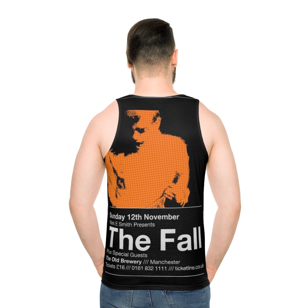Unisex tank top with The Fall rock music inspired design