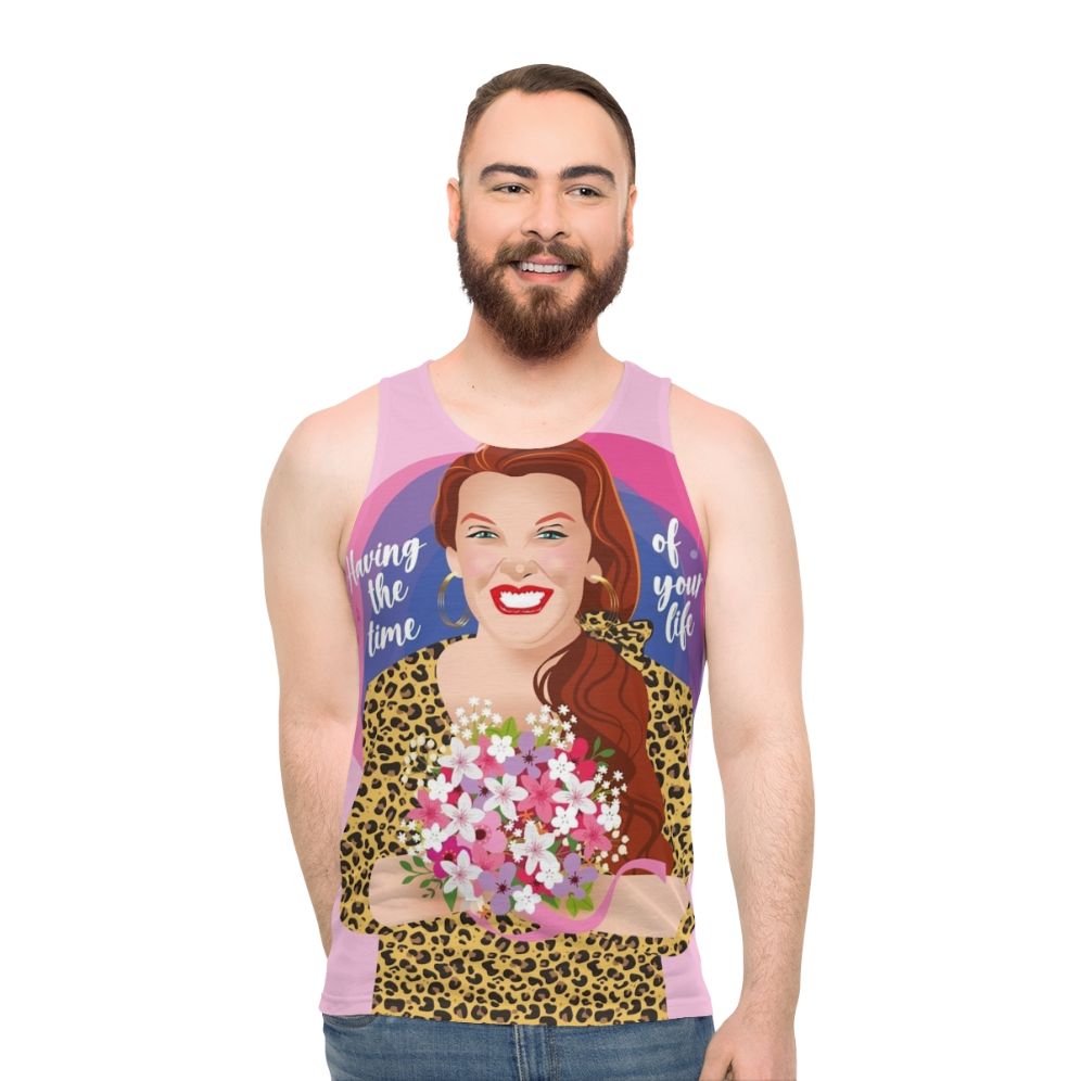 Unisex tank top with pop art design