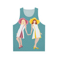 Unisex tank top featuring the young girls of rochefort