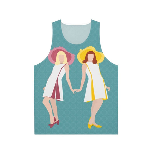 Unisex tank top featuring the young girls of rochefort