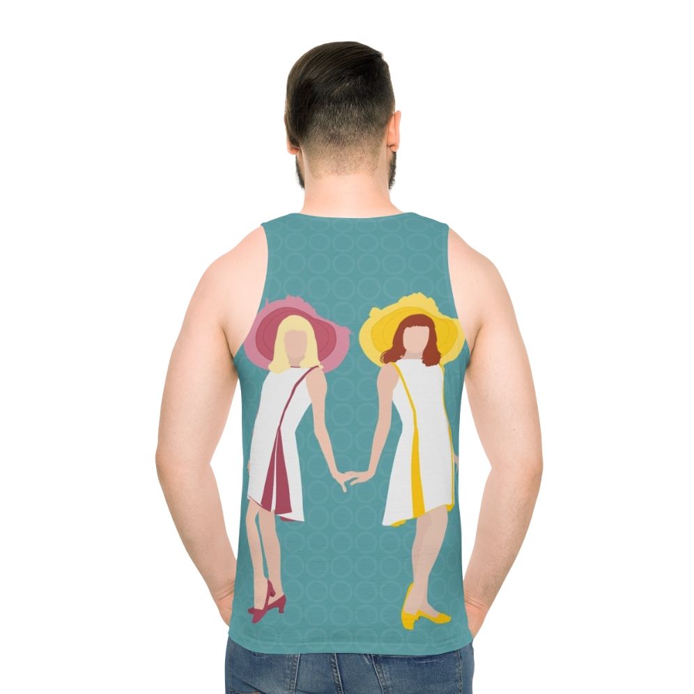 Unisex tank top featuring the young girls of rochefort