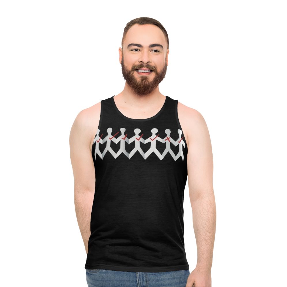 Unisex tank top featuring Three Days Grace, a metal band from Canada