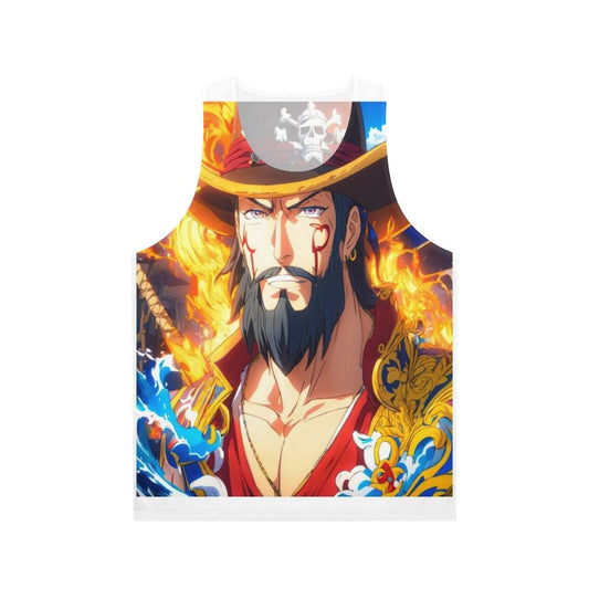 Unisex tank top with trendy graphic design