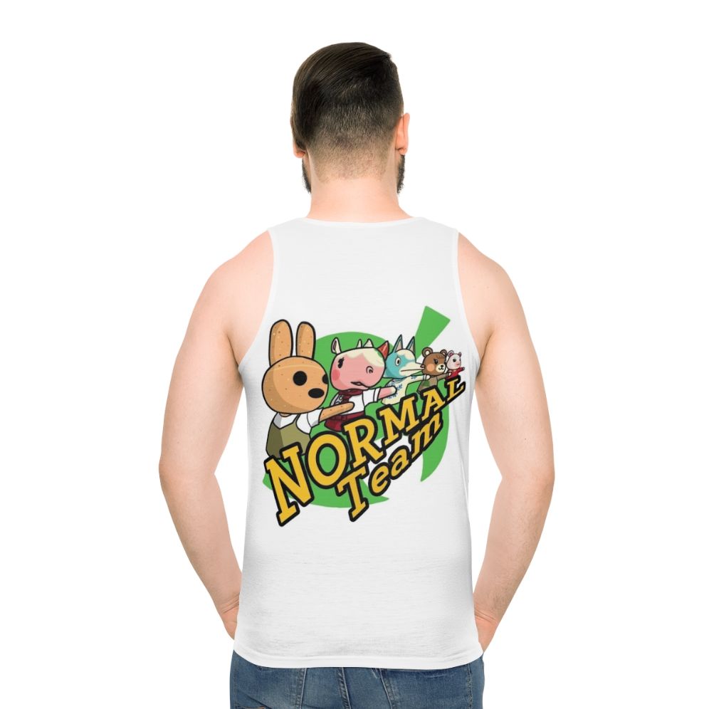 Unisex Team Tank Top with Animal Villagers Graphics
