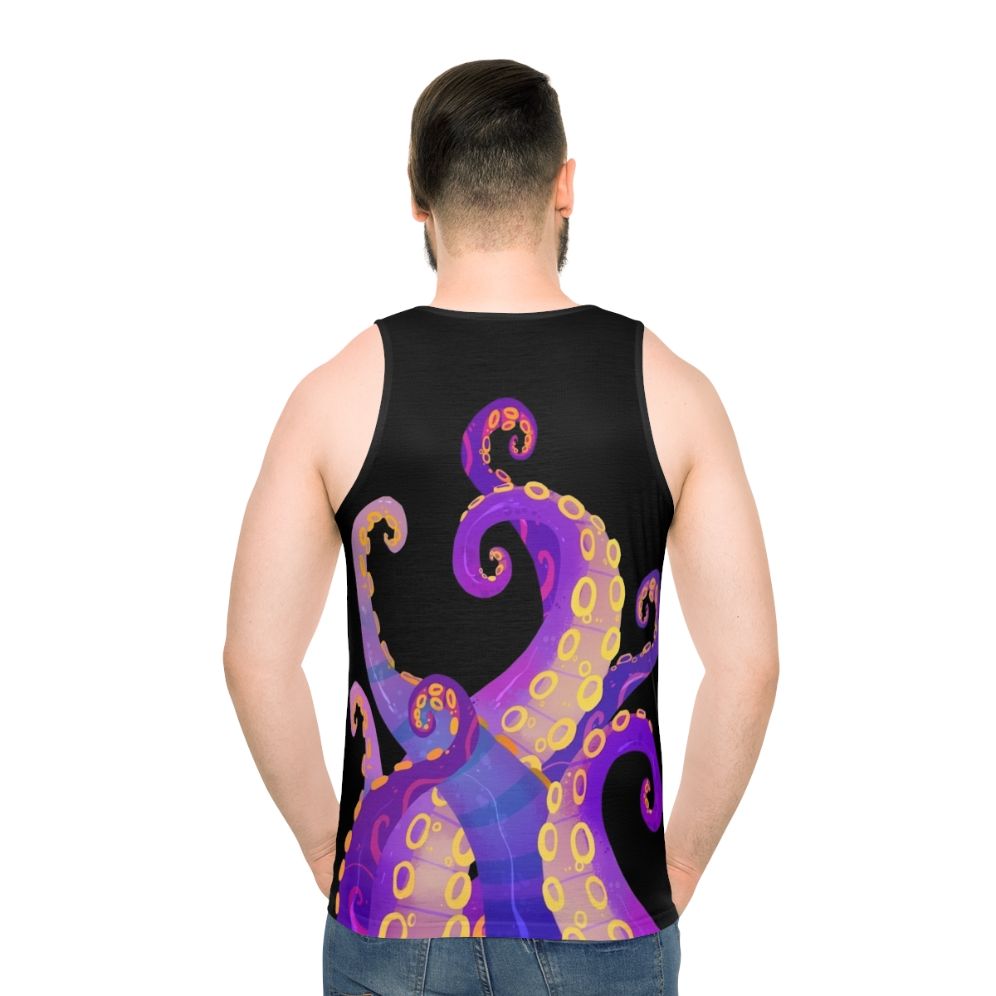 Unisex tank top with tentacle and octopus design inspired by Cthulhu