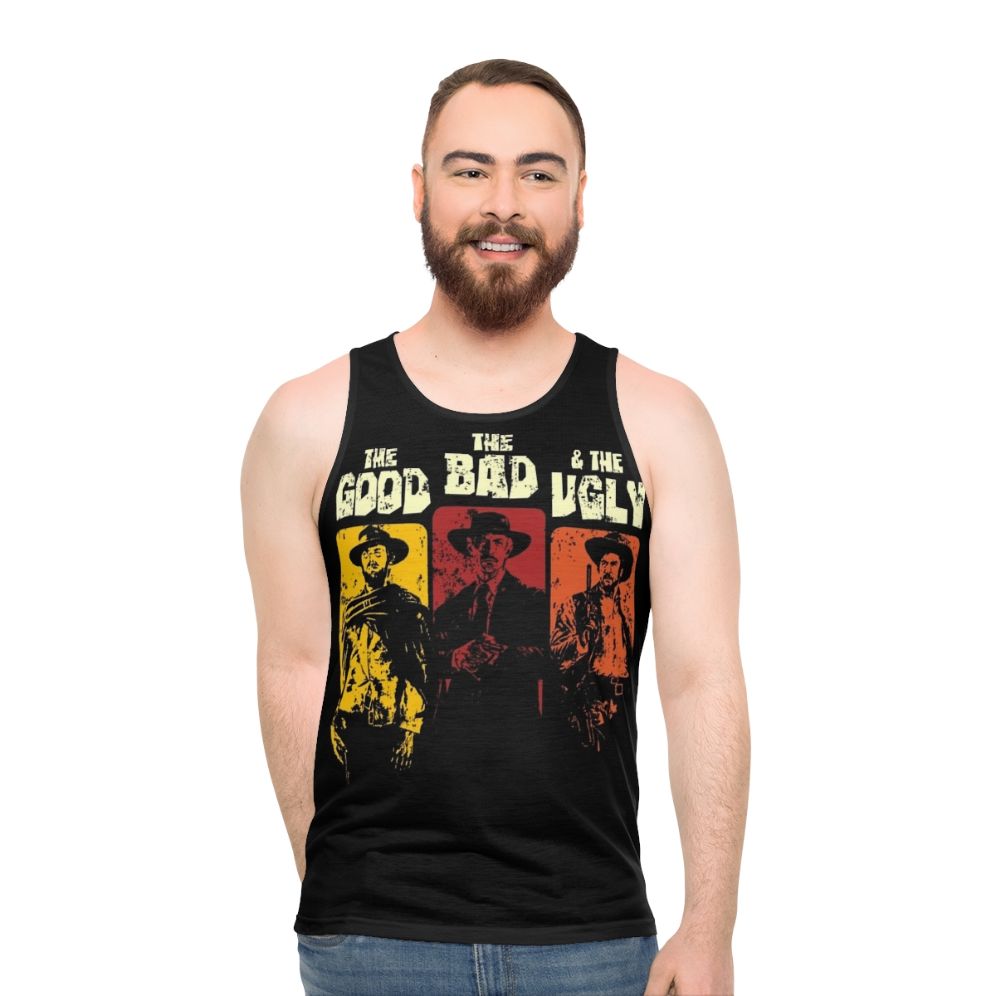 Unisex 'The Good, The Bad, The Ugly' spaghetti western inspired tank top