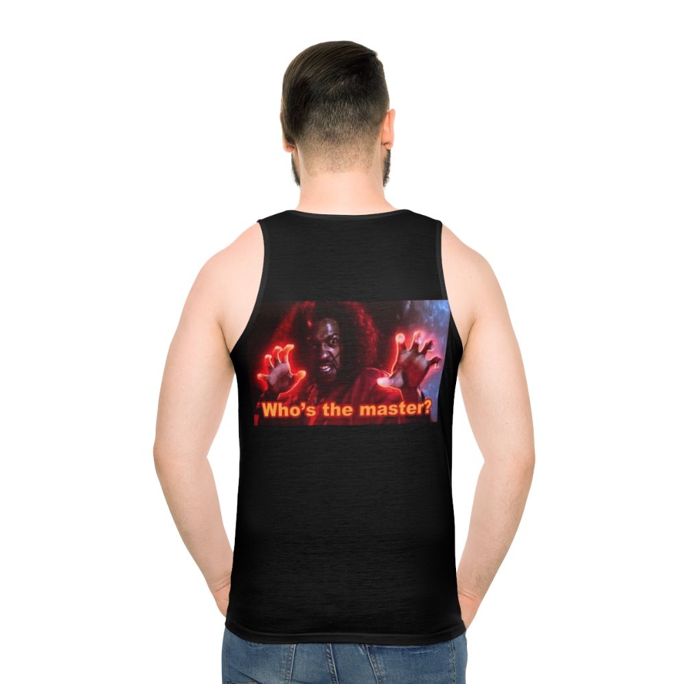 Unisex tank top with 'The Last Dragon' Shonuff design