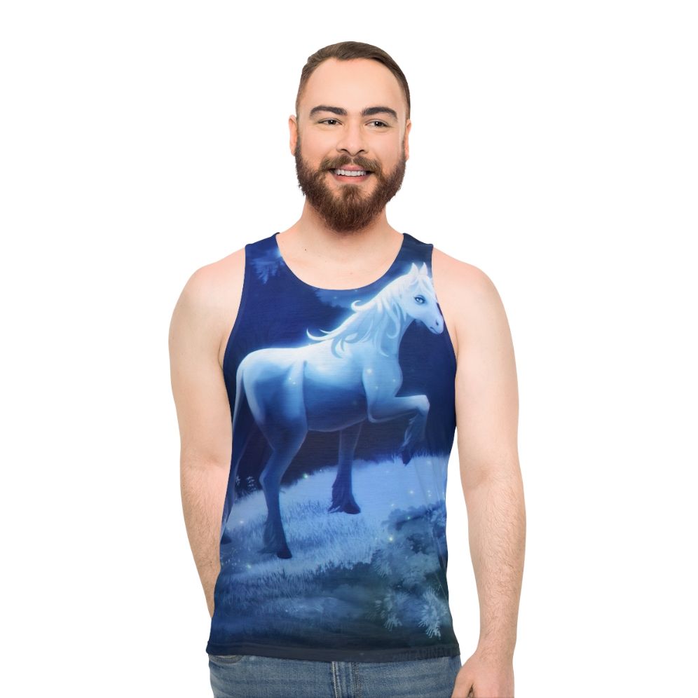 Unisex The Last Unicorn fantasy unicorn tank top