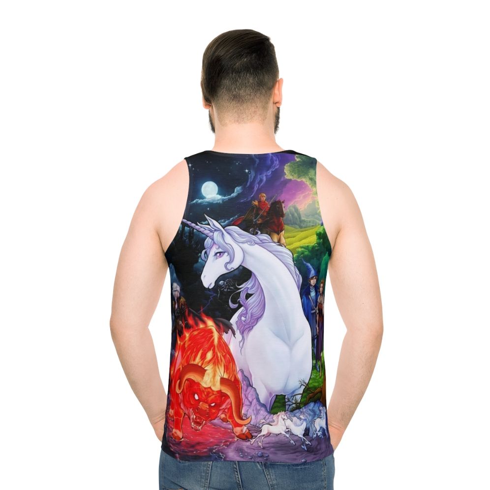 Unisex tank top inspired by the fantasy movie "The Last Unicorn"