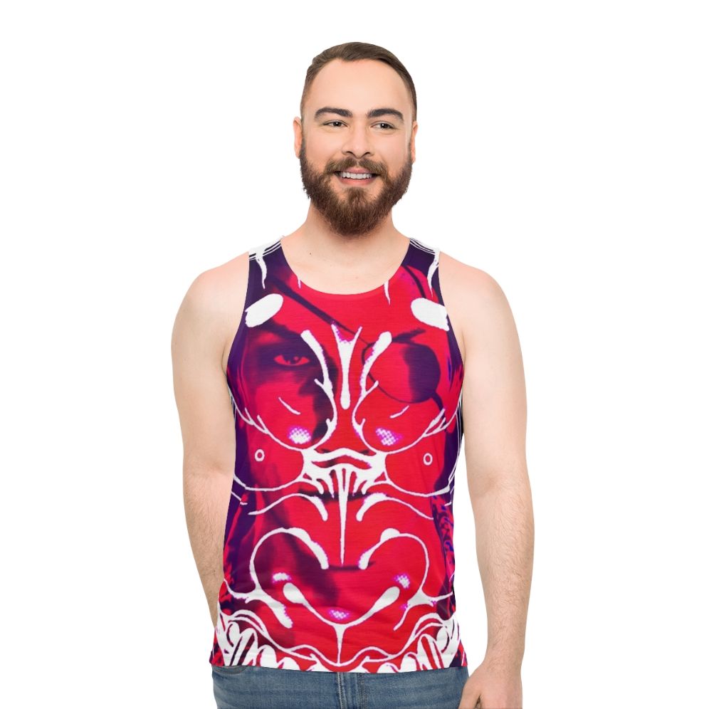 Unisex 'The Mad Dog' Tank Top featuring Goro Majima from the Yakuza game series