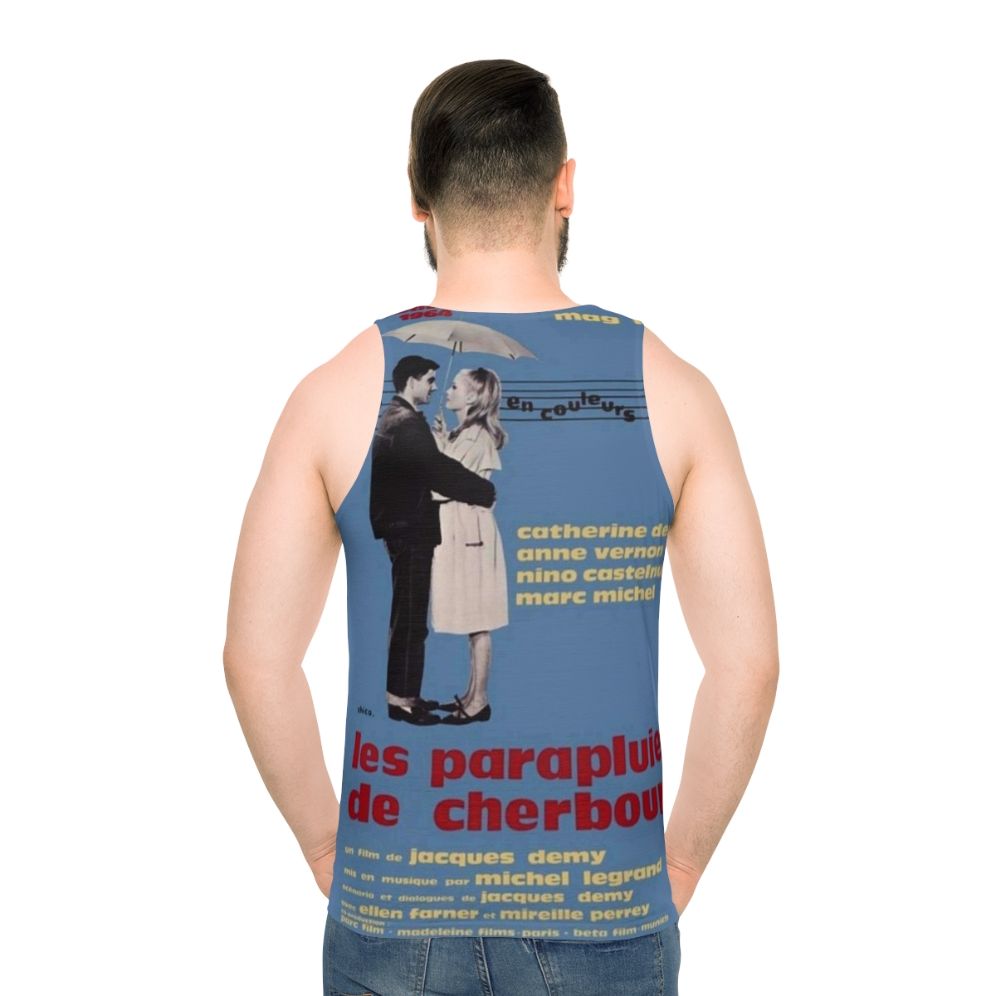 Unisex tank top featuring the movie "The Umbrellas of Cherbourg"