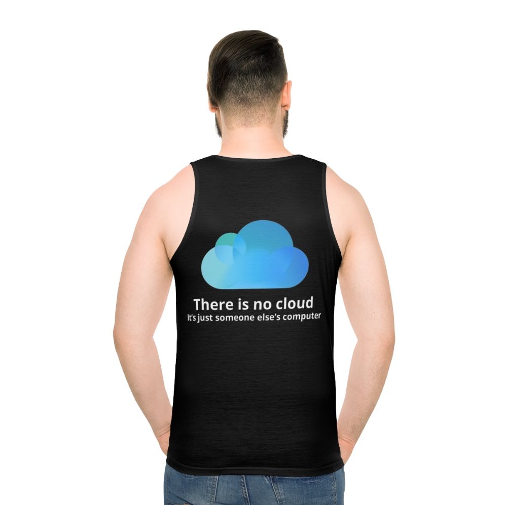 Unisex "There Is No Cloud" Programmer Tank Top