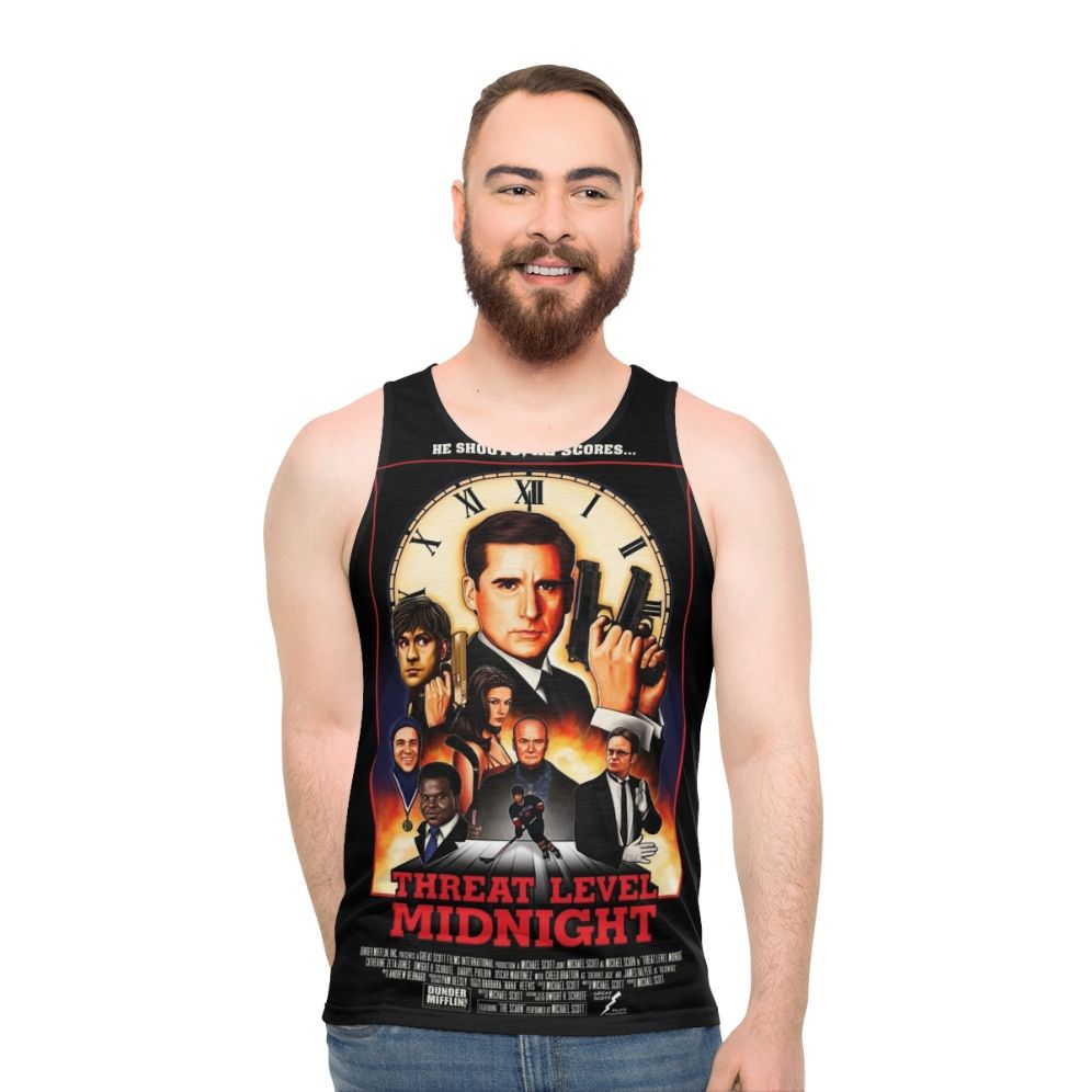 Unisex 'Threat Level Midnight' tank top from The Office