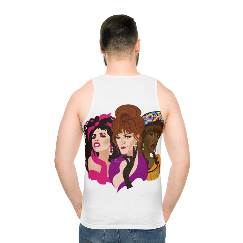 Unisex 'To Wong Foo' tank top with Alejandro Mogollo art