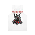 Unisex tank top with totems and inscryption encryption logo design