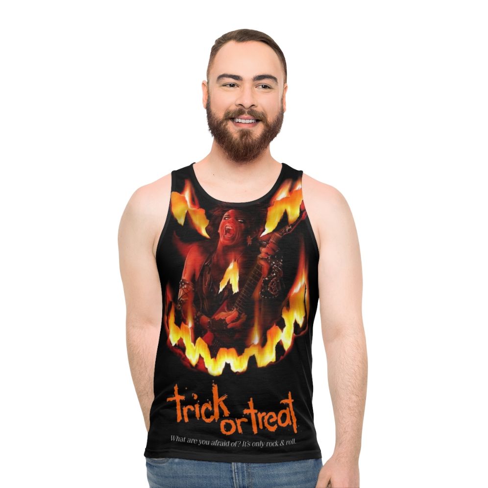 Unisex Trick or Treat Halloween Rock Music Tank Top