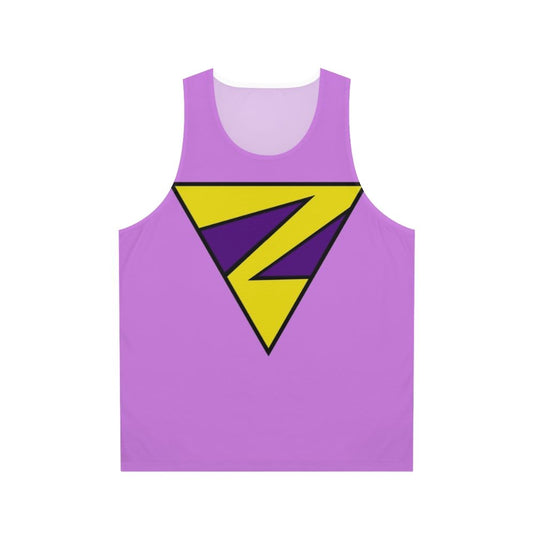 Unisex twin superhero comic book tank top