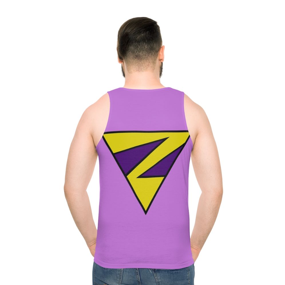 Unisex twin superhero comic book tank top