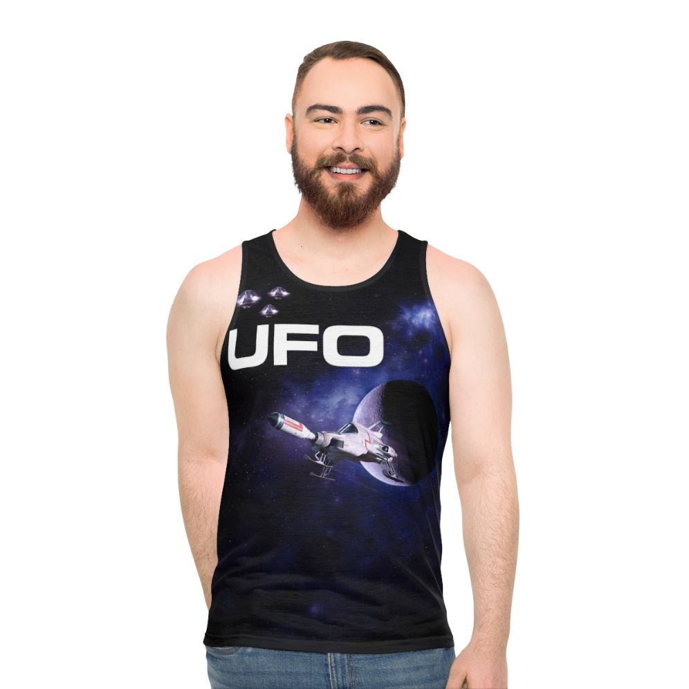 Unisex UFO 2 space themed tank top