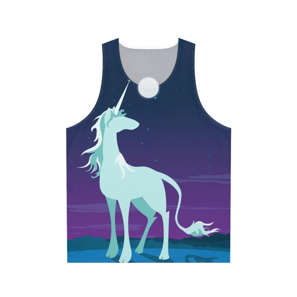Unisex unicorn tank top with motivational message