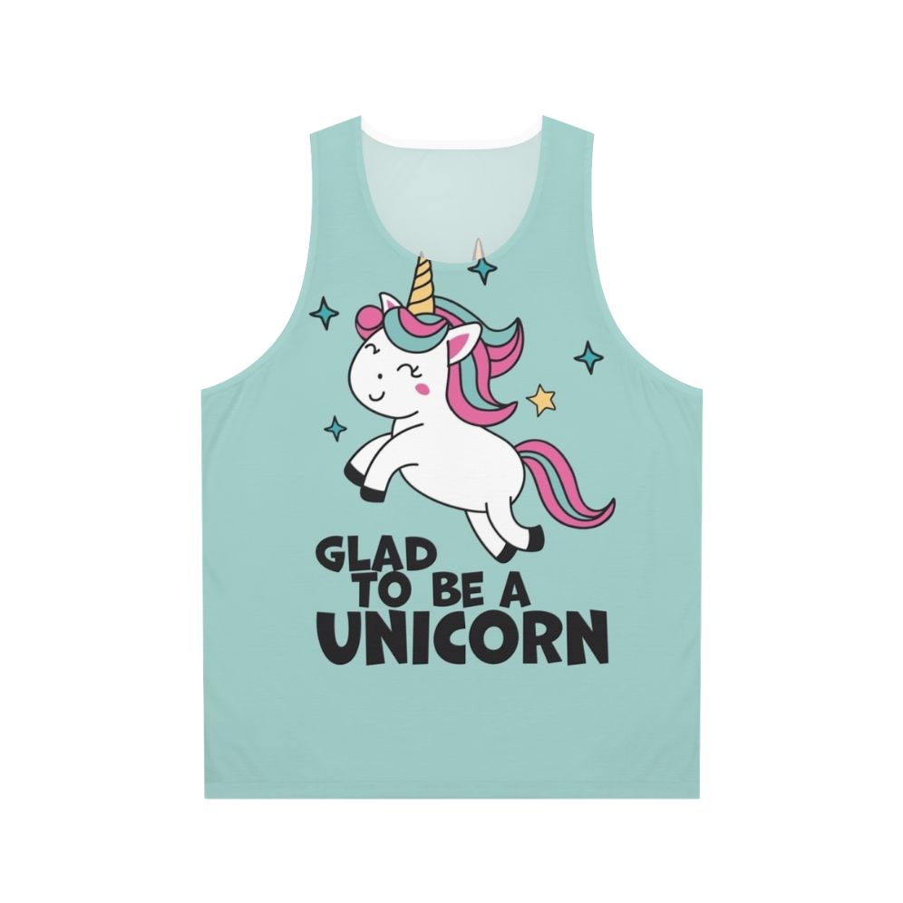 Unisex unicorn tank top